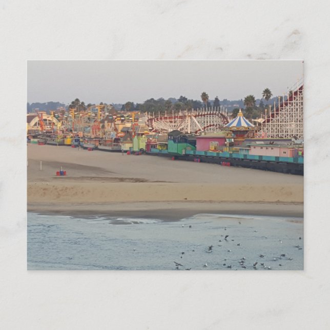Santa Cruz Beach Boardwalk Vykort (Framsida)