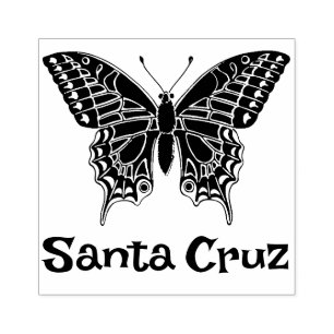 Santa Cruz Butterfly Rubber Frimärke Stämpel