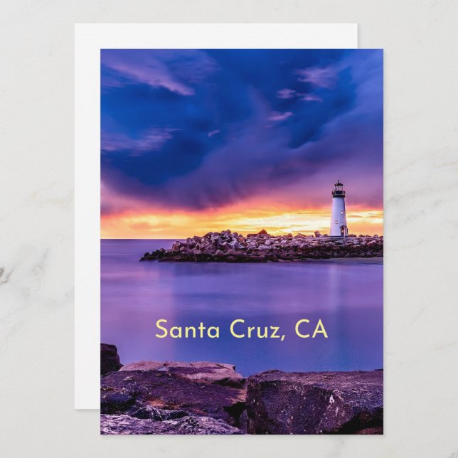 Santa Cruz, CA fyr (Fram/baksida)