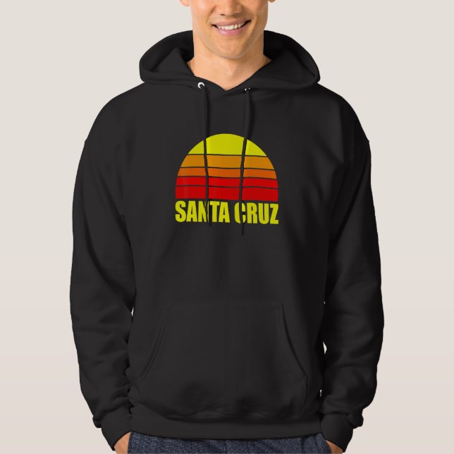 Santa Cruz California 70s 80-tal 90-tal Hoodie (Framsida)