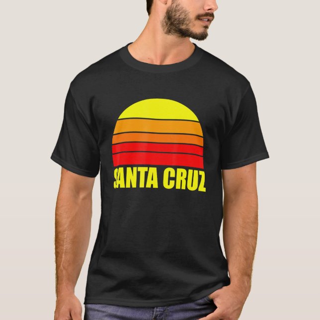 Santa Cruz California 70s 80-tal 90-tal T Shirt (Framsida)