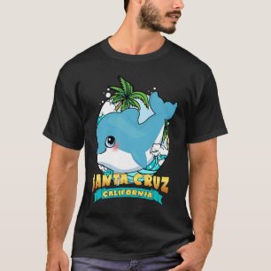 SANTA CRUZ CALIFORNIA Cute Baby Dolphin Beach Souv T Shirt