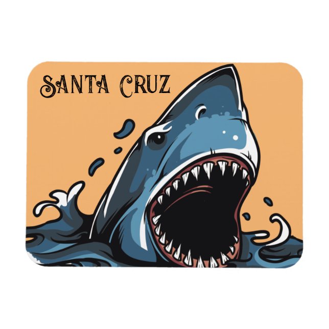 Santa Cruz, California Kitchen Magnet (Horisontell)