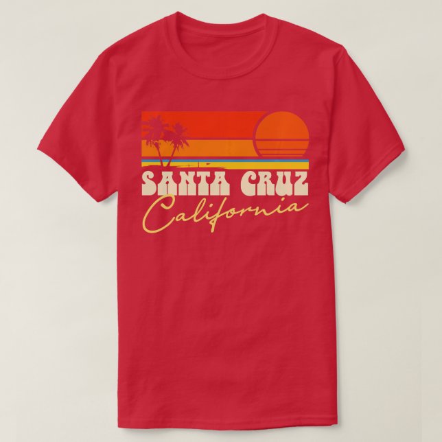 Santa Cruz California Långärmad T Shirt (Design framsida)