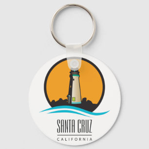 Santa Cruz California Lighthouse Nyckelring