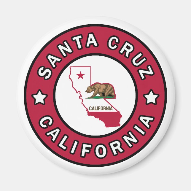 Santa Cruz California Magnet (Framsidan)