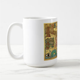 Santa Cruz California Mosaic Map Boardwalk Beach Kaffemugg