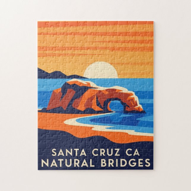 Santa Cruz California Natural Bridges Pussel (Vertikal)