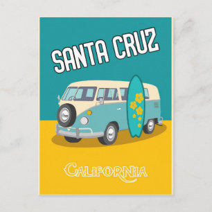 SANTA CRUZ CALIFORNIA RESVEL POSTCARD VYKORT
