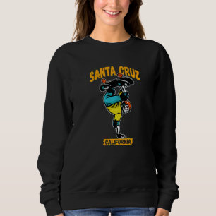 Santa Cruz California Skeleton Skateboard T Shirt
