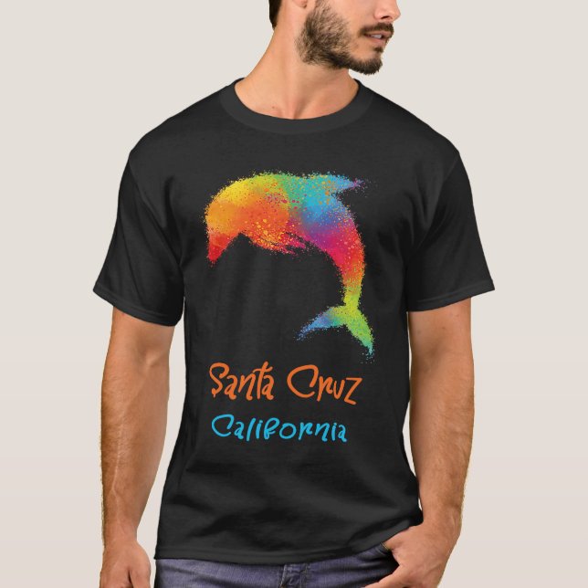 Santa Cruz  California  Souvenir  2 T Shirt (Framsida)