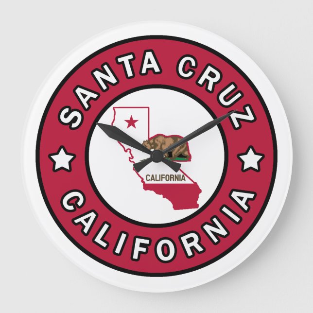 Santa Cruz California Stor Klocka (Framsida)