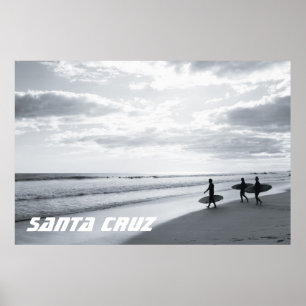Santa Cruz California Surfa Poster