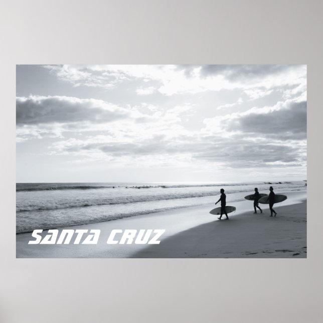 Santa Cruz California Surfa Poster (Framsidan)