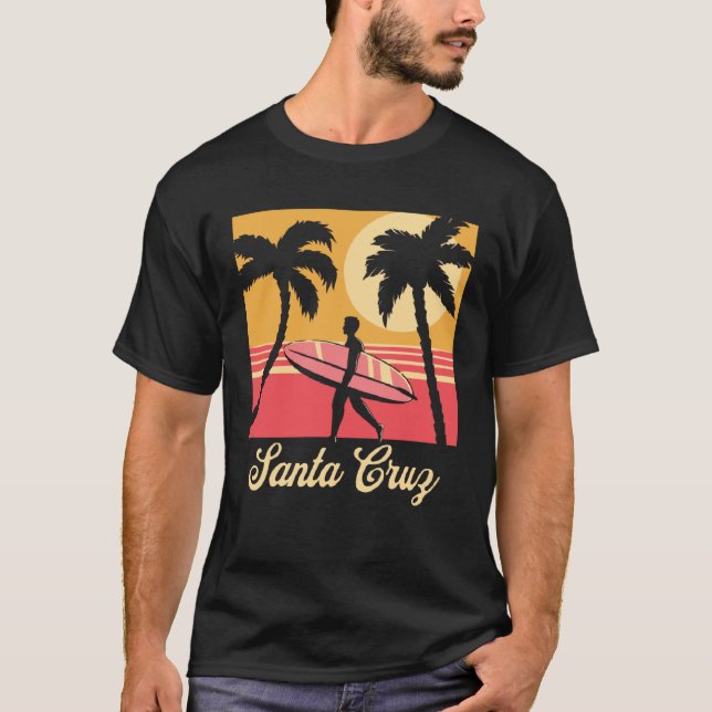 Santa Cruz California T Shirt (Framsida)