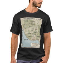 Santa Cruz California Trail Karta Redwood & Coasta