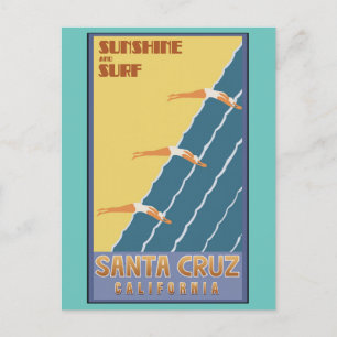 Santa Cruz California Travel Vykort