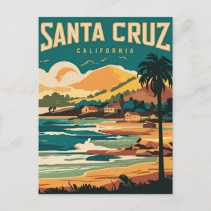 Santa Cruz California Travel Vykort