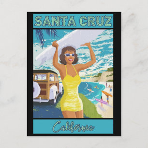 Santa Cruz California Travel Vykort