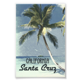 Santa Cruz California Vintage resor Poster Art