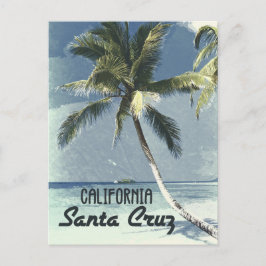 Santa Cruz California Vintage resor Poster Art Vykort