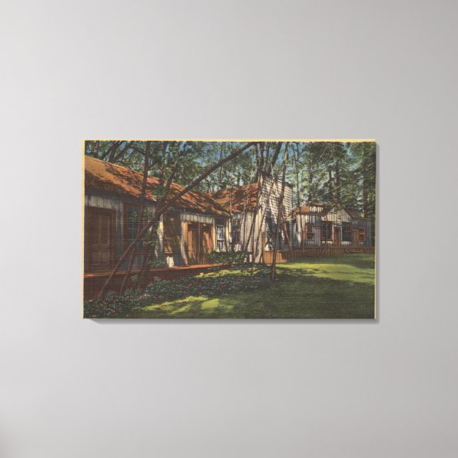 Santa Cruz County, CA - Pioneer Town Canvastryck (Framsida)