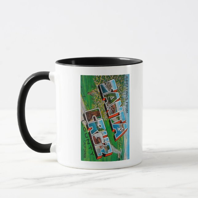 Santa Cruz County, Kalifornien Mugg (Vänster)