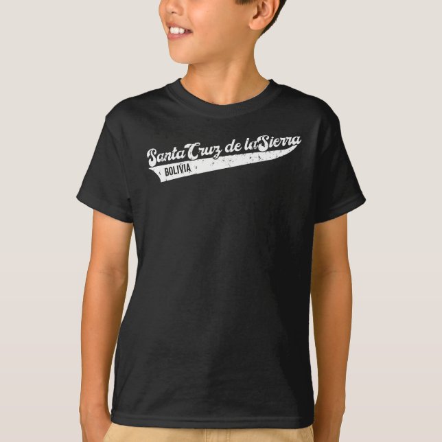 Santa Cruz de la Sierra Bolivia Design T Shirt (Framsida)