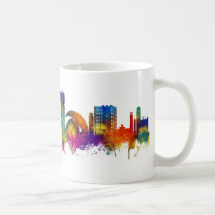 Santa Cruz de Tenerife Spain Skyline Kaffemugg