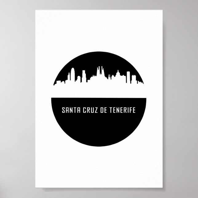 Santa Cruz de Tenerife | städer i Spanien Poster (Framsidan)