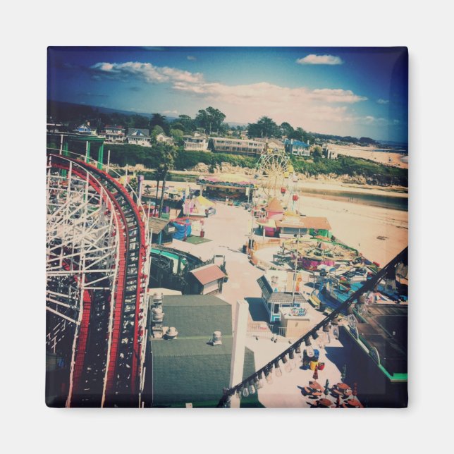 Santa Cruz Giant Dipper Rollercoaster Magnet (Framsidan)