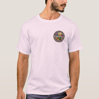 Santa Cruz Gitarr Företag T-tröja - Cowgirllogotyp Tee Shirt