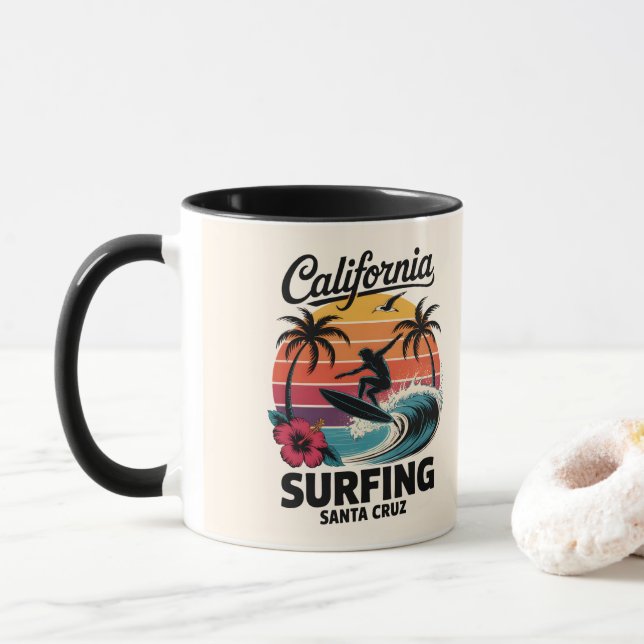 Santa Cruz Kalifornien Mugg (Med munk)