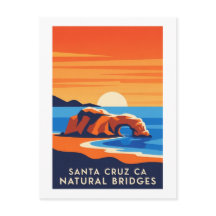 Santa Cruz Kalifornien – Natural Bridges Solnedgån