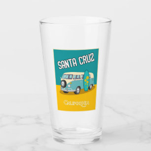 Santa Cruz, Kalifornien - Pint Glass Glaskopp