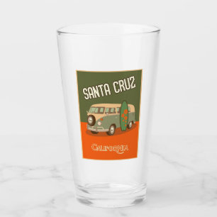 Santa Cruz, Kalifornien - Pint Glass Glaskopp