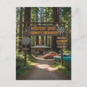 Santa Cruz Kalifornien The Mystery Spot Vykort
