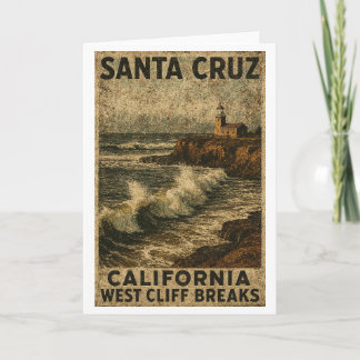 Santa Cruz Kalifornien West Cliff Steamer Lane Kort