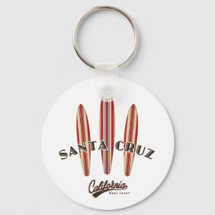 Santa Cruz Kaliforniens tre surfboard Nyckelring