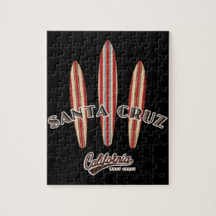 Santa Cruz Kaliforniens tre surfboard Pussel