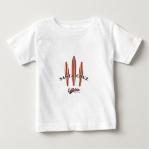 Santa Cruz Kaliforniens tre surfboard Tee
