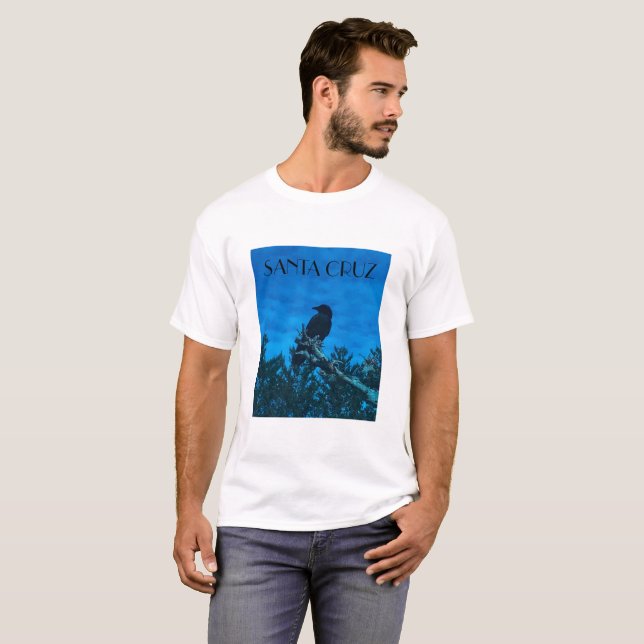 Santa Cruz kråka T Shirt (Hel framsida)