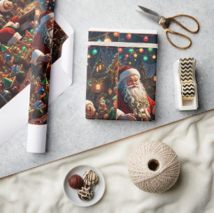 Santa Cruz Kustjul Papper avverkning Presentpapper