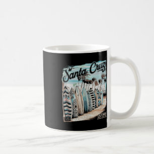 Santa Cruz Män Kvinnor Kalifornien Retro Solnedgån Kaffemugg