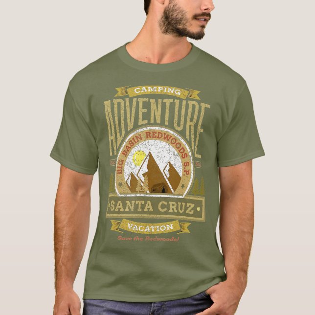 Santa Cruz Redwood s Big Basin Big Basin T Shirt (Framsida)