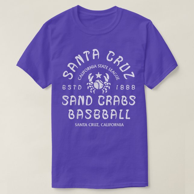 Santa Cruz Sand Crabs California T Shirt (Design framsida)