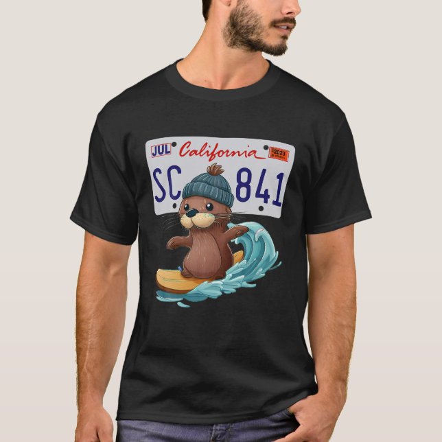 Santa Cruz Sea Otter 841 T Shirt (Framsida)