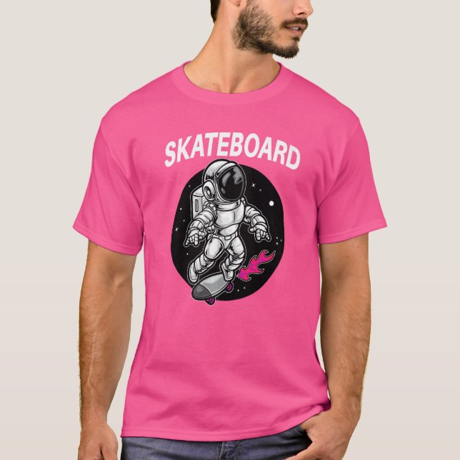 Santa Cruz Skate Space Skateboarding Astronaut Sp T Shirt (Framsida)