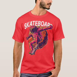 Santa Cruz Skateboard Space Skateboarding Astronau T Shirt