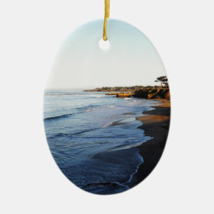 Santa Cruz strand Julgransprydnad Keramik